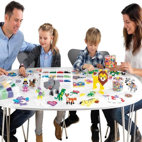 Hama Beads 4000 Iron on Beads and Pegboard Tub New Sealed - Picture 8 of 9